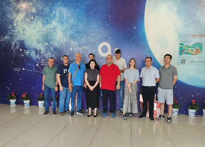 Visiting of Kazakhstan Customers